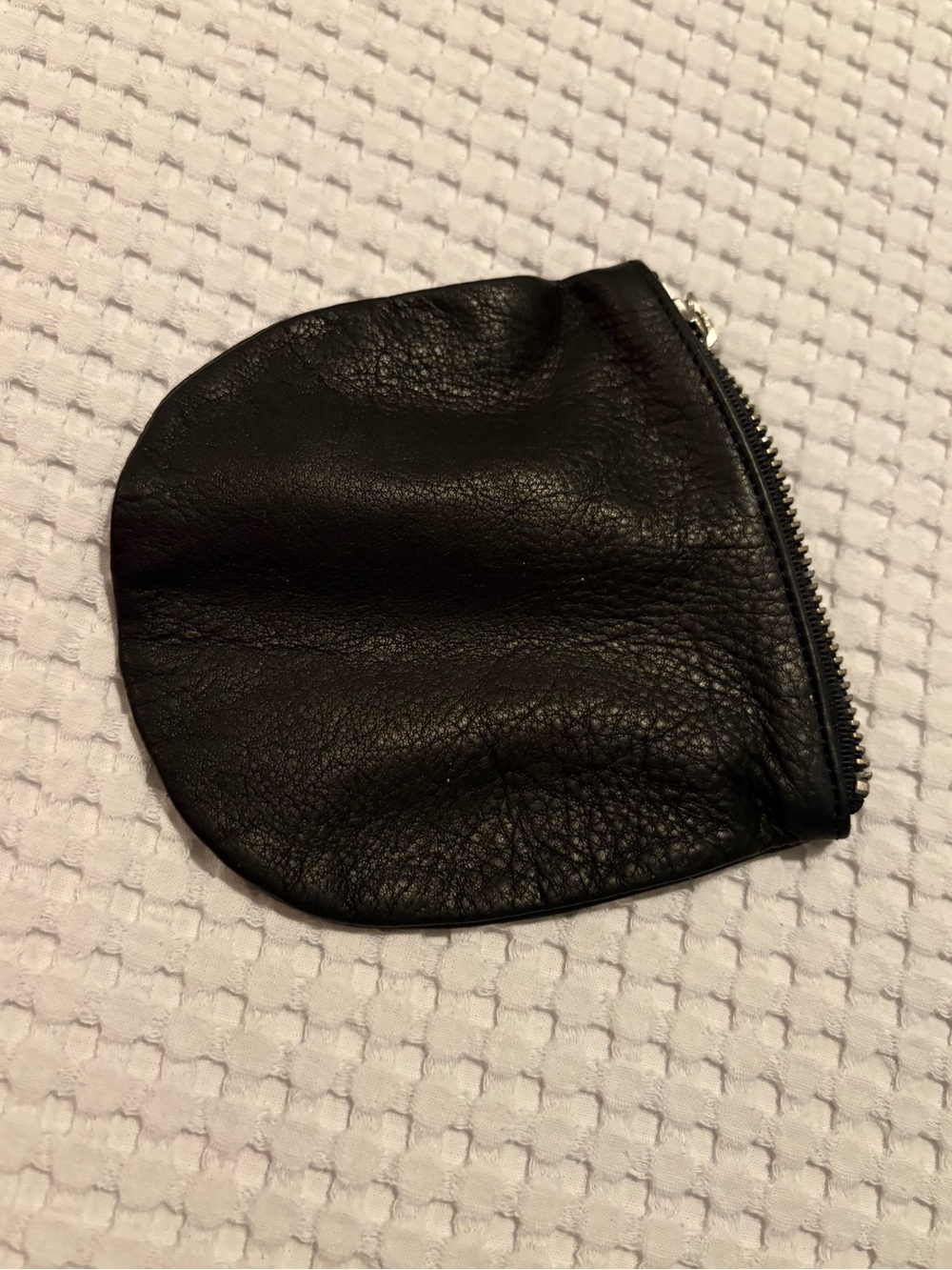 Baggu Black Leather Coin Purse\Pouch